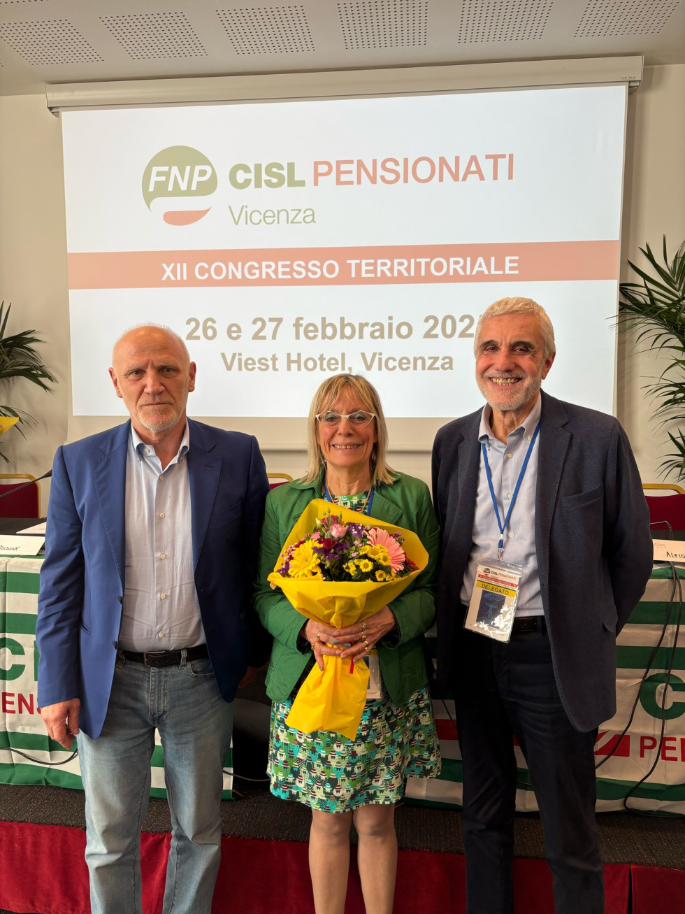 Congresso Fnp Vicenza: Mario Siviero confermato segretario generale